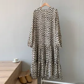 Spring Chiffon Loose Vintage Wrap Dress