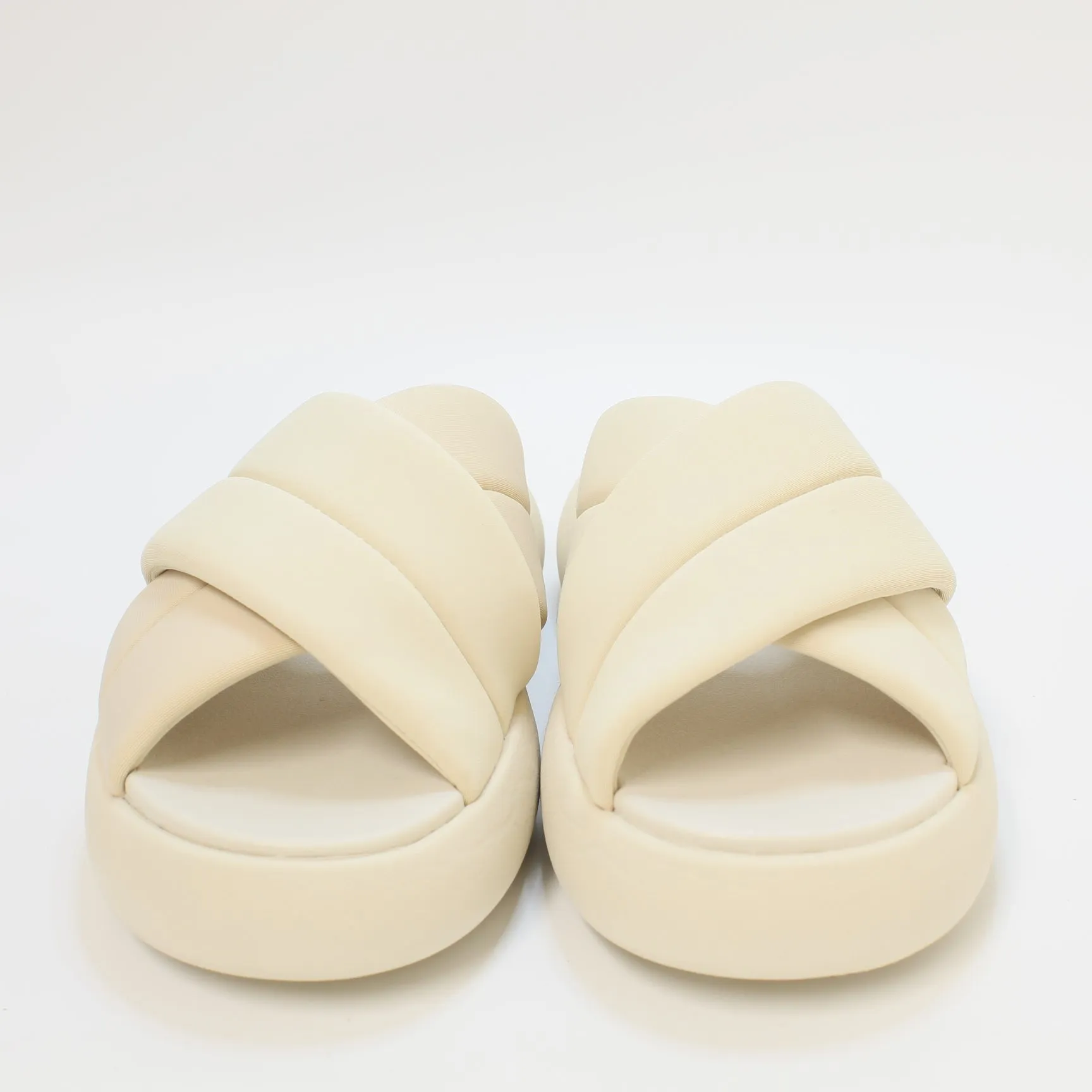 Mallow Crossover Slides Beige