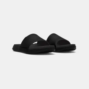 Black and Gray Under Armour Unisex Slides