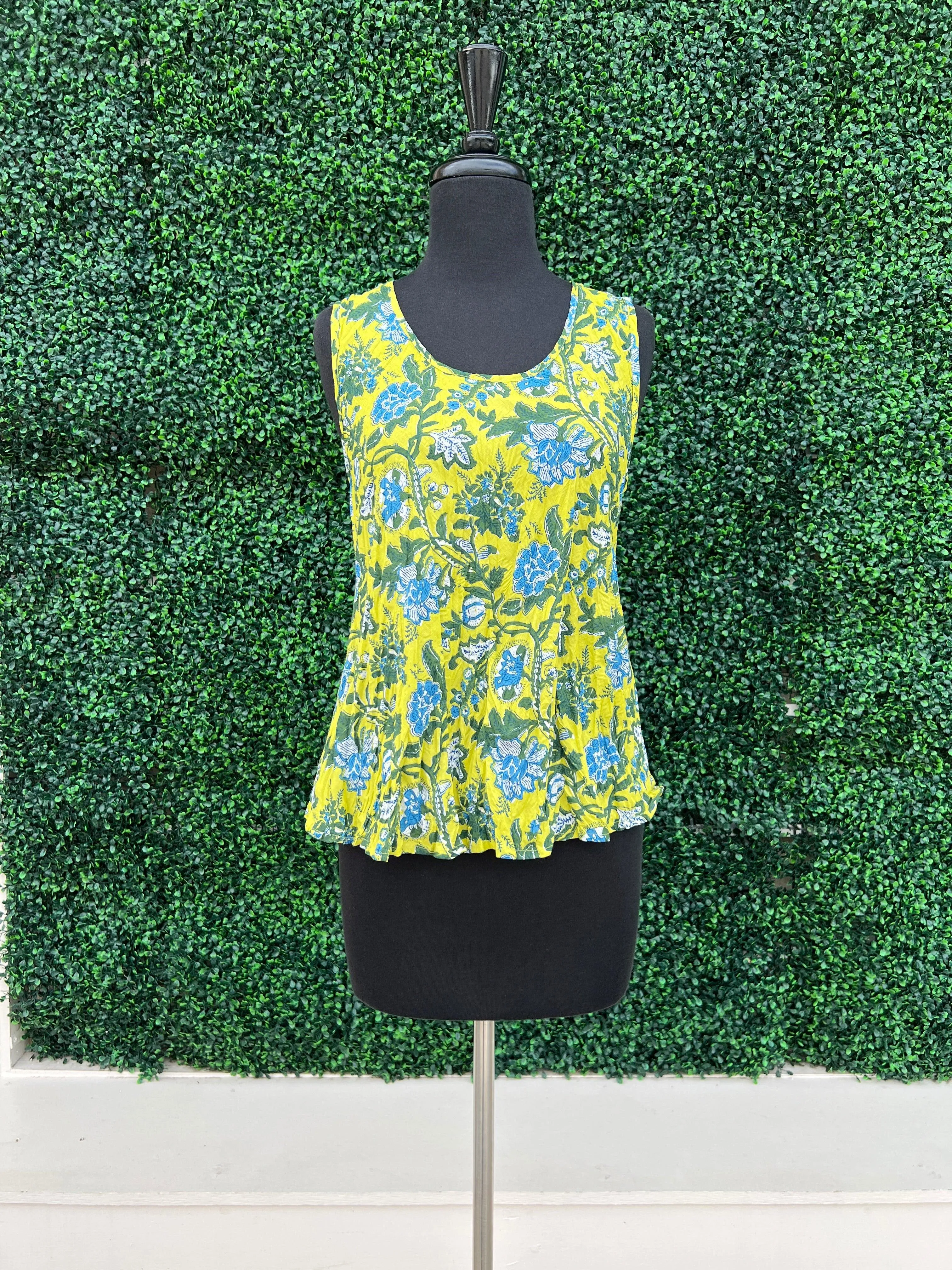 Colorful Floral Womens Tanks