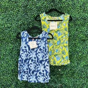 Colorful Floral Womens Tanks