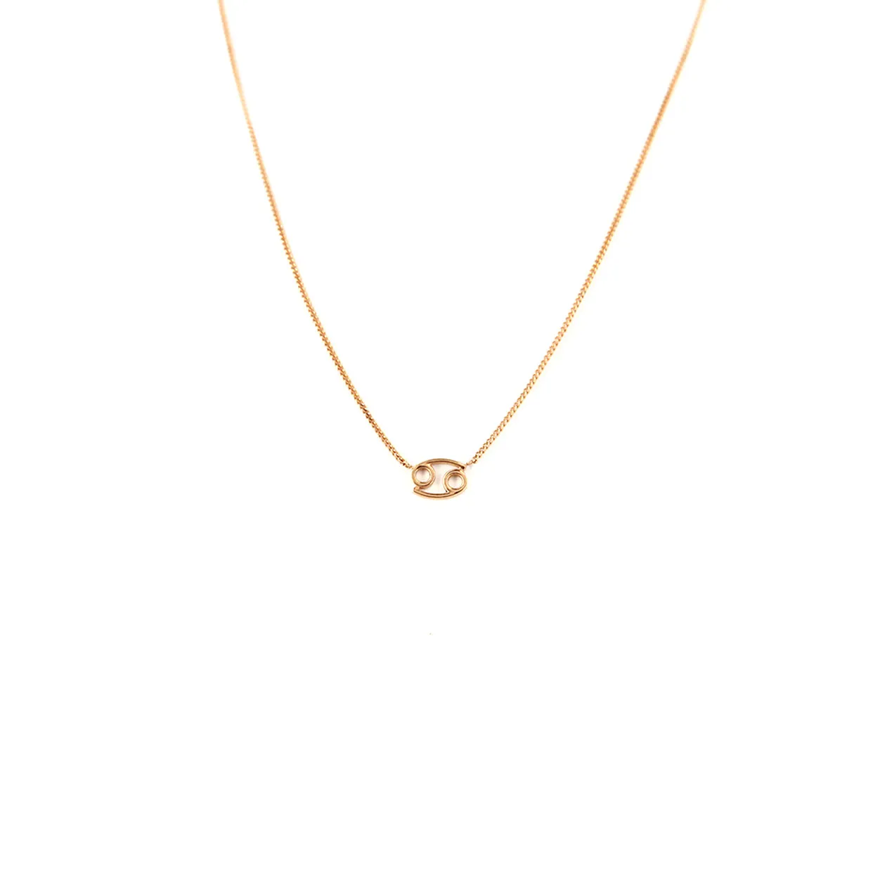 Zodiac Cancer Necklace The Ekfrasis Gold